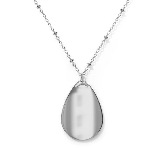 Modern Oval Necklace with Elegant Design - Women's Jewelry for Everyday Wear